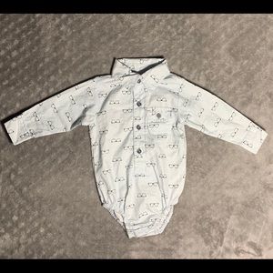 6-9 M Shirt Long Sleeves Boy Bodysuits
